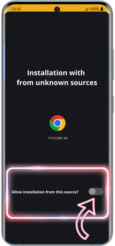 Android casino app APK installation