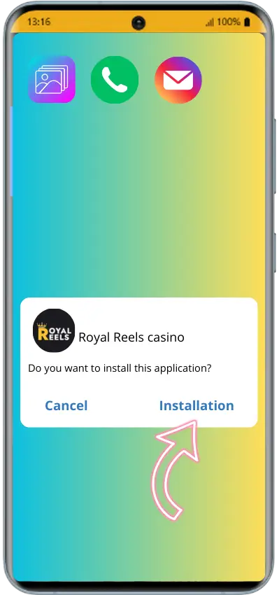Locate the downloaded Royal Reels