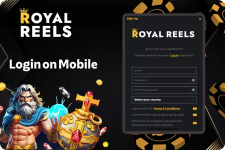 Royal Reels mobile casino login