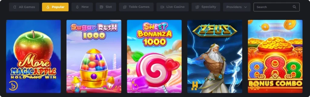 Royal Reels games category